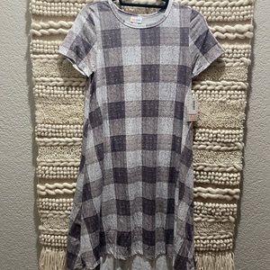 LuLaRoe Plaid Carly Dress NWT